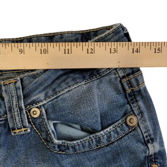 Aeropostale Womens Jeans Size 0 Kylie Boyfriend Distressed‎ Relaxed Fit Denim - Picture 5 of 11